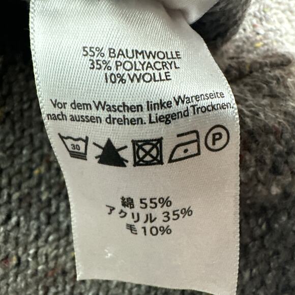 Eddie Bauer Sweater Men L Tight Knit Earth Tone Commando Wool Blend Pullover - Picture 7 of 16